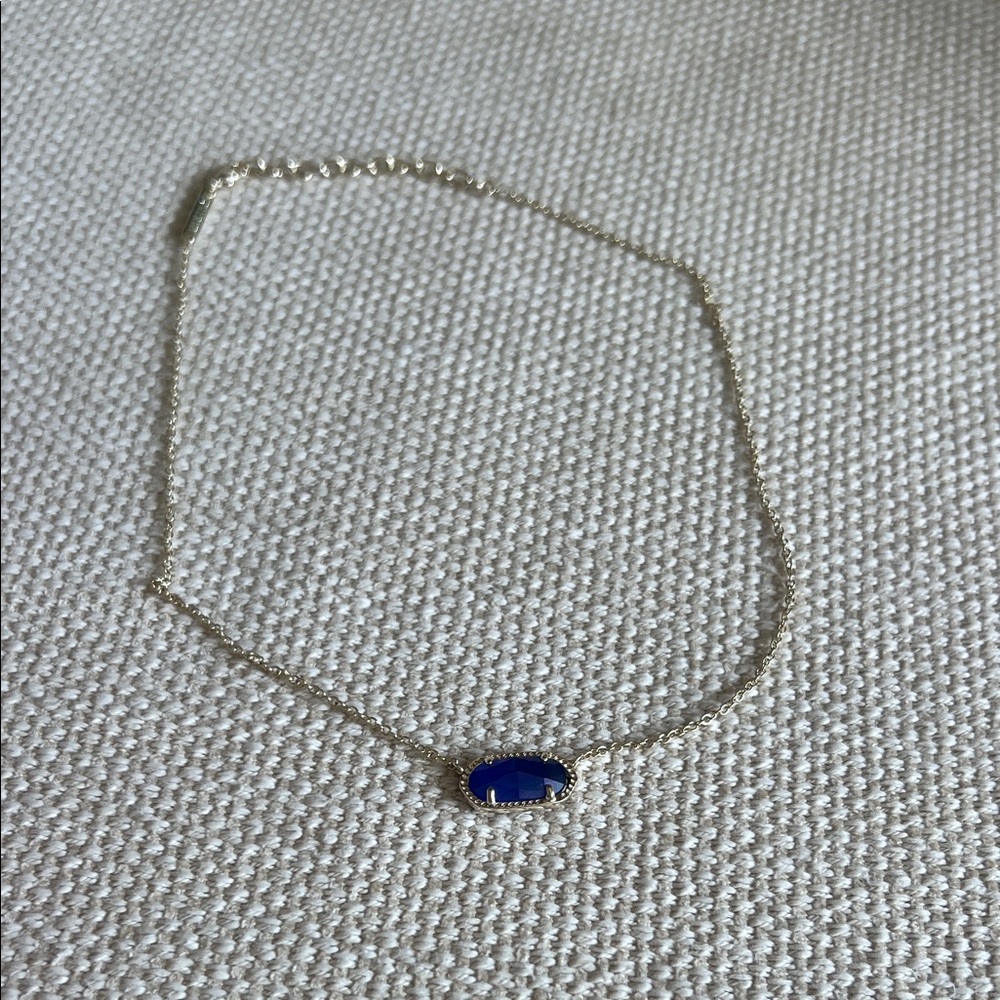 Kendra Scott Blue Gem Necklace